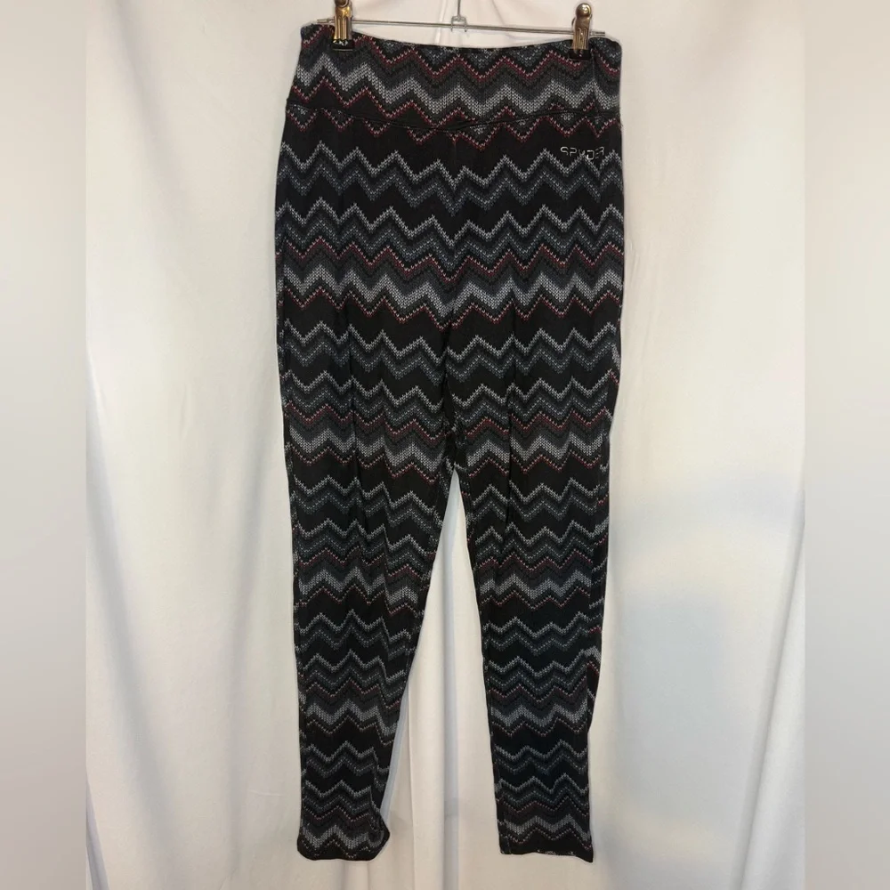 Women’s Spyder Black and Gray Chevron Pajama Set - Picture 7 of 7